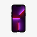 ACS03257 - iPhone 13 Pro Case Rugged Armor in black showing the front