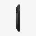 ACS03274 - iPhone 13 Pro Case Slim Armor CS in black showing the side and partial back