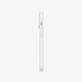 ACS03284 - iPhone 13 Pro Case Silicone Fit in white showing the side with volume controls