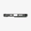 ACS05451 - iPhone 13 Pro Case Ultra Hybrid Zero One (MagFit) showing the bottom with precise cutouts