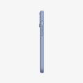 ACS03907 - iPhone 13 Pro Max Case Silicone Fit in Sierra Blue showing the side with volume controls