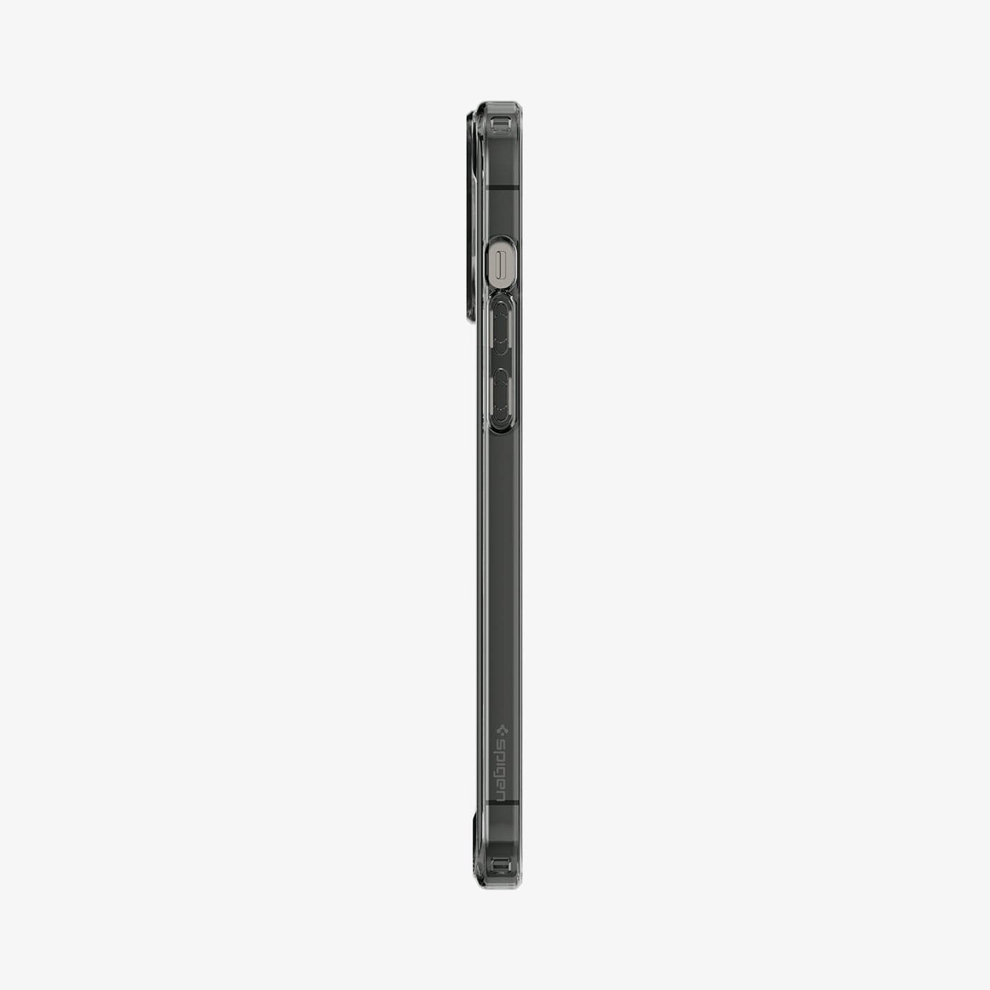 ACS05450 - iPhone 13 Pro Max Case Ultra Hybrid Zero One (MagFit) showing the side with volume controls