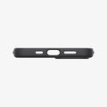 ACS03339 - iPhone 13 Mini Case Silicone Fit in black showing the bottom with precise cutouts