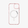 ACS03530 - iPhone 13 Case Ultra Hybrid Mag Safe Compatible in rose crystal showing the inside of case