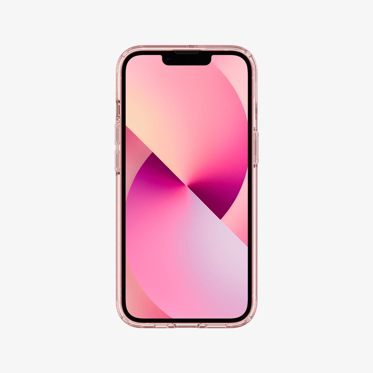 ACS03530 - iPhone 13 Case Ultra Hybrid Mag Safe Compatible in rose crystal showing the front