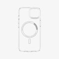 ACS03528 - iPhone 13 Case Ultra Hybrid Mag Safe Compatible in white showing the inside of case