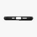 ACS03680 - iPhone 13 Mini Case Mag Armor in black showing the bottom with precise cutouts
