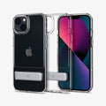 ACS03355 - iPhone 13 Mini Case Slim Armor Essential S in crystal clear showing the back, inside and front