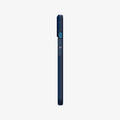 ACS03307 - iPhone 13 Mini Case Thin Fit in navy blue showing the side with volume controls