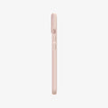 ACS03679 - iPhone 13 Mini Case Thin Fit in pink sand showing the side with volume controls