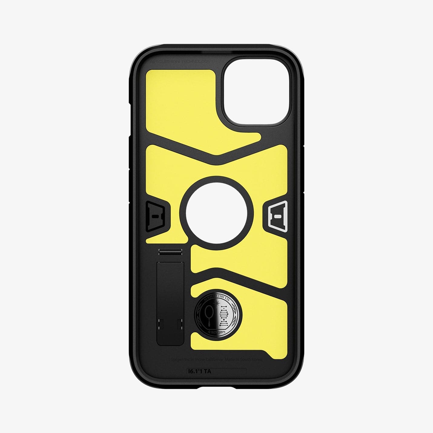 ACS03331 - iPhone 13 Mini Case Tough Armor in black showing the inside of case