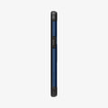 ACS03333 - iPhone 13 Mini Case Tough Armor in navy blue showing the side