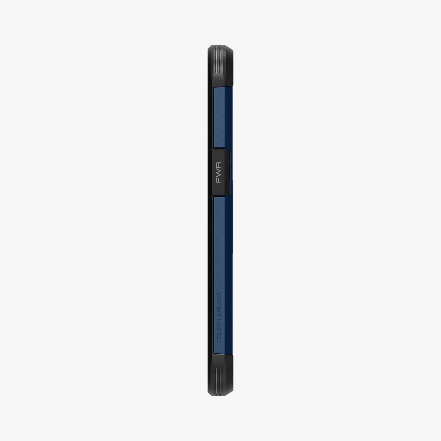 ACS03333 - iPhone 13 Mini Case Tough Armor in navy blue showing the side