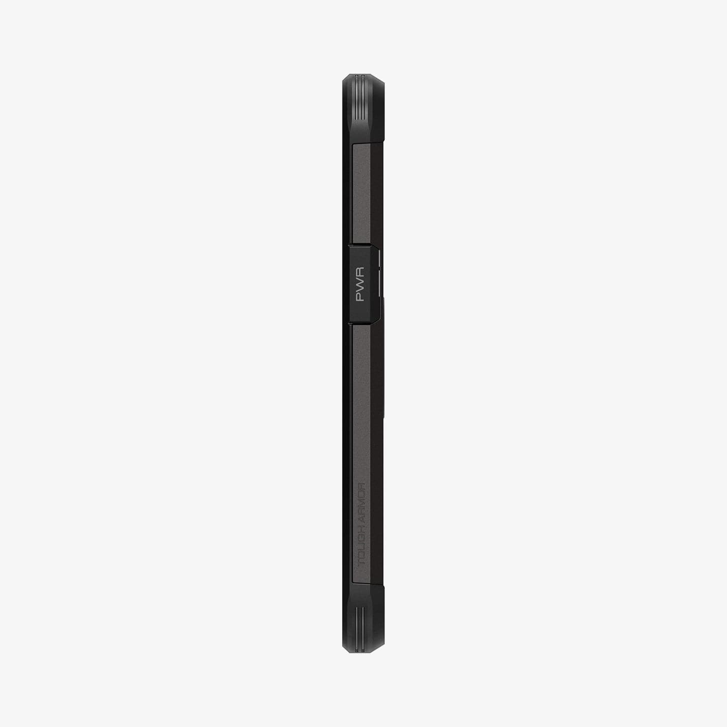 ACS03330 - iPhone 13 Mini Case Tough Armor in gunmetal showing the side