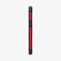ACS03332 - iPhone 13 Mini Case Tough Armor in red showing the side