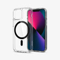 ACS03323 - iPhone 13 Mini Case Ultra Hybrid Mag Safe Compatible in black showing the inside and front