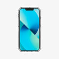 ACS03322 - iPhone 13 Mini Case Ultra Hybrid Mag Safe Compatible in white showing the front