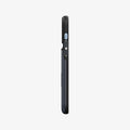 ACS03220 - iPhone 13 Pro Max Case Slim Armor CS in metal slate showing the side with volume controls