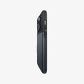 ACS03220 - iPhone 13 Pro Max Case Slim Armor CS in metal slate showing the side and partial back