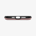 ACS03219 - iPhone 13 Pro Max Case Slim Armor CS in rose gold showing the bottom with precise cutouts