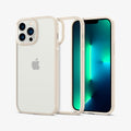 ACS03208 - iPhone 13 Pro Max Case Ultra Hybrid in sand beige showing the back, inside and front