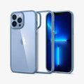 ACS04131 - iPhone 13 Pro Max Case Ultra Hybrid in sierra blue showing the back, inside and front