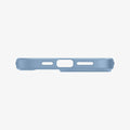 ACS04131 - iPhone 13 Pro Max Case Ultra Hybrid in sierra blue showing the bottom with precise cutouts