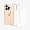 ACS03272 - iPhone 13 Pro Case Quartz Hybrid in matte clear showing the back layers