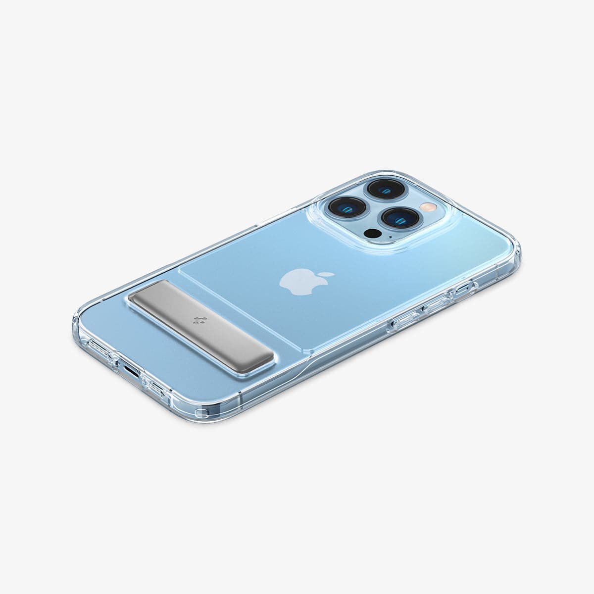 ACS03304 - iPhone 13 Pro Case Slim Armor Essential S in crystal clear showing the back, side and bottom