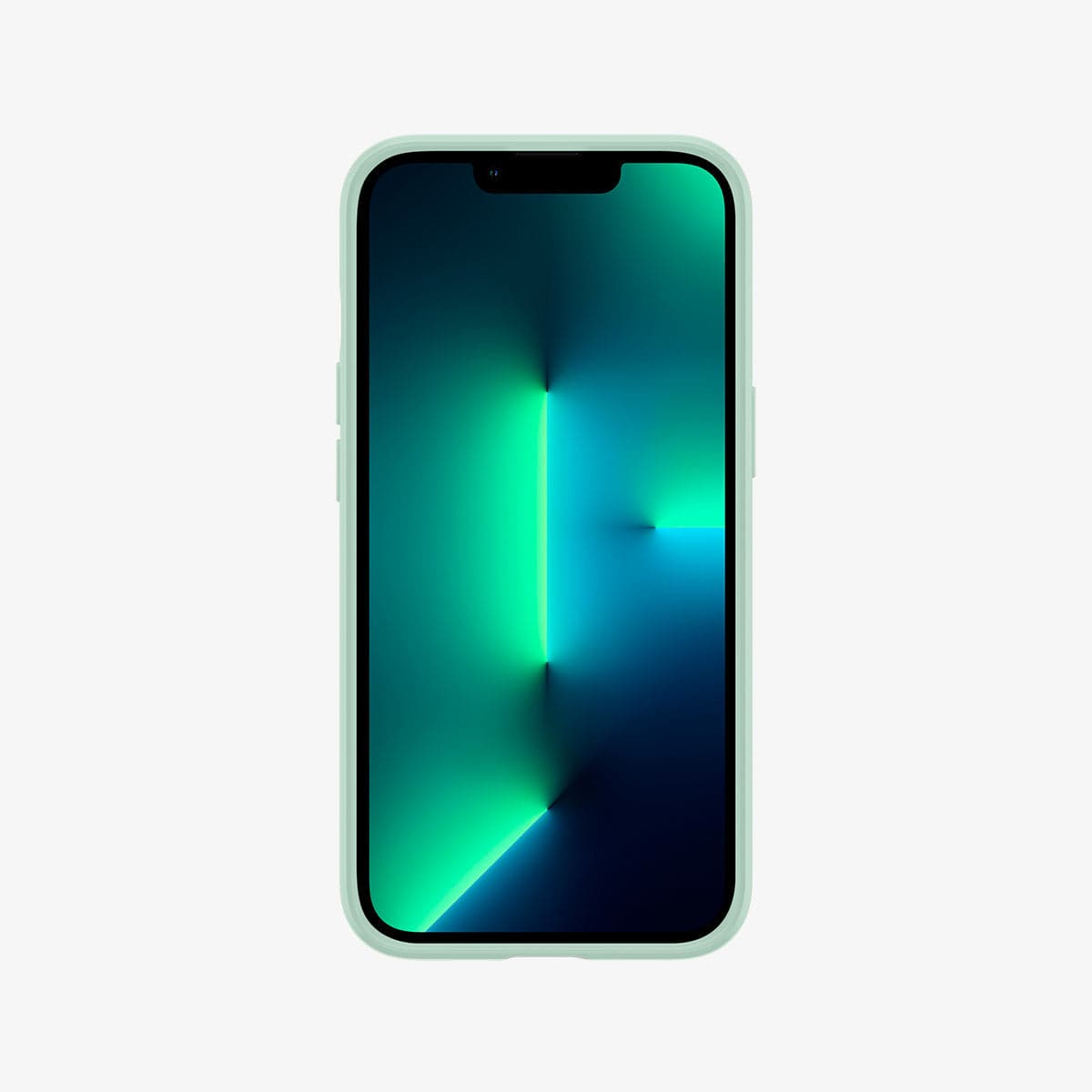 ACS03493 - iPhone 13 Pro Case Thin Fit in apple mint showing the front