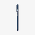 ACS03250 - iPhone 13 Pro Case Thin Fit in navy blue showing the side with volume controls