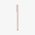 ACS03676 - iPhone 13 Pro Case Thin Fit in pink sand showing the side with volume controls