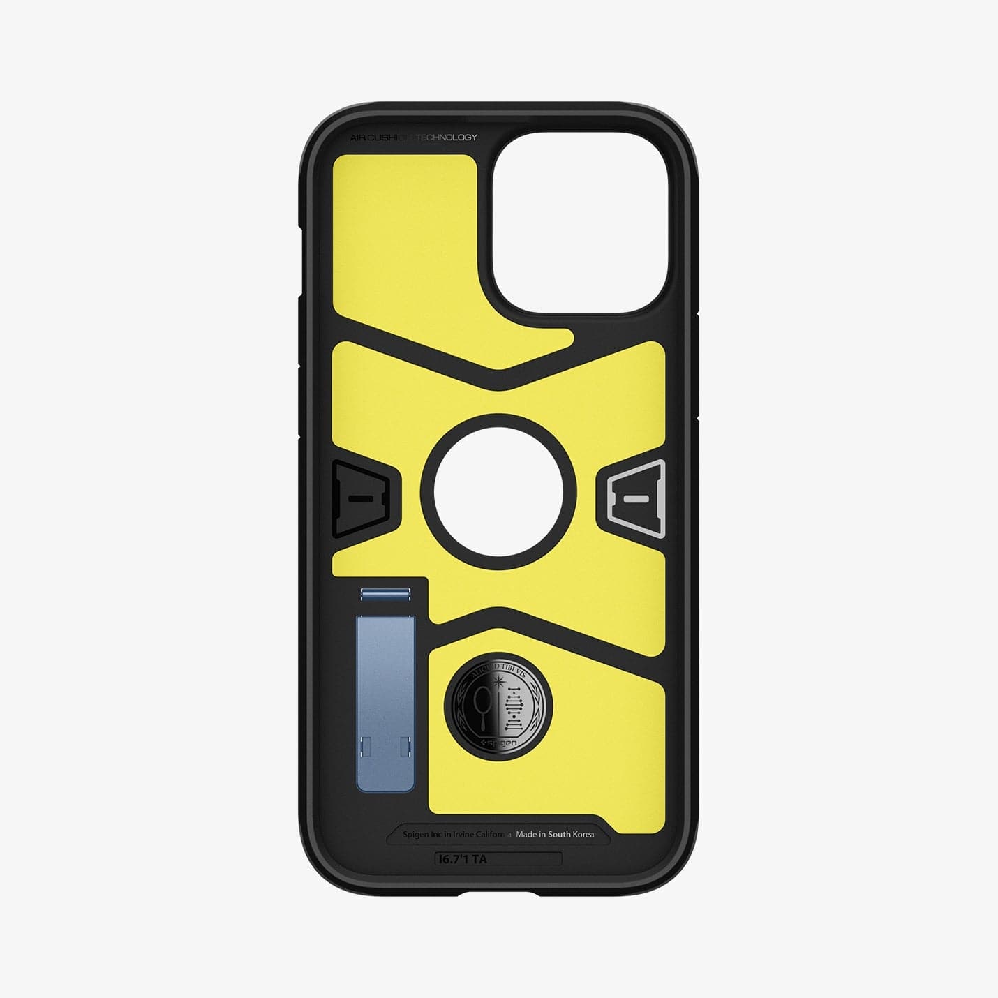 ACS03839 - iPhone 13 Pro Case Tough Armor in sierra blue showing the inside of case