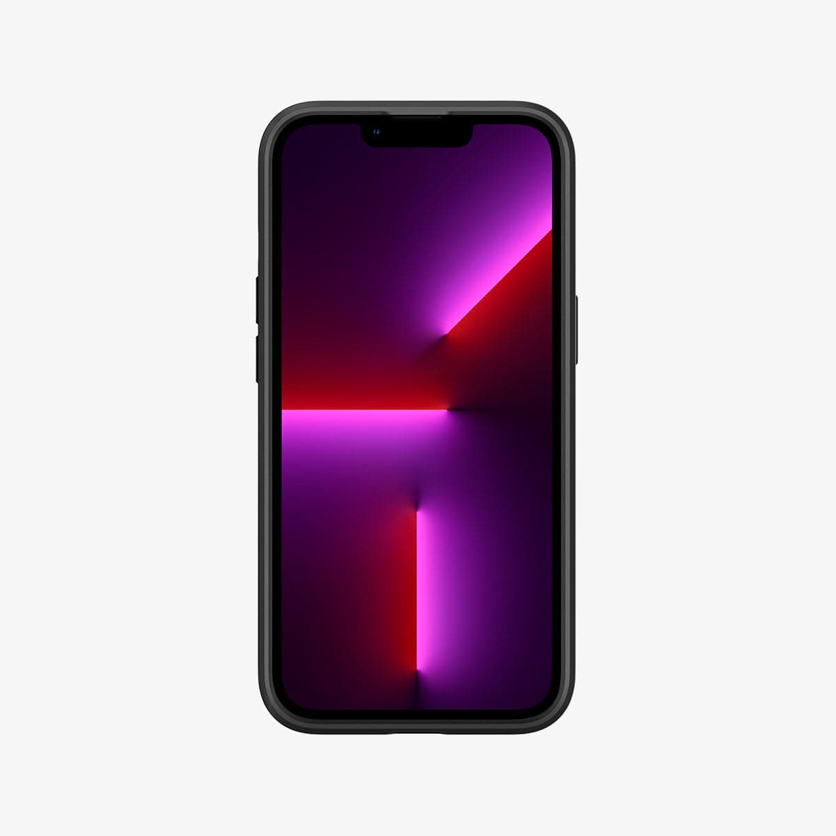 ACS03262 - iPhone 13 Pro Case Ultra Hybrid in matte black showing the front