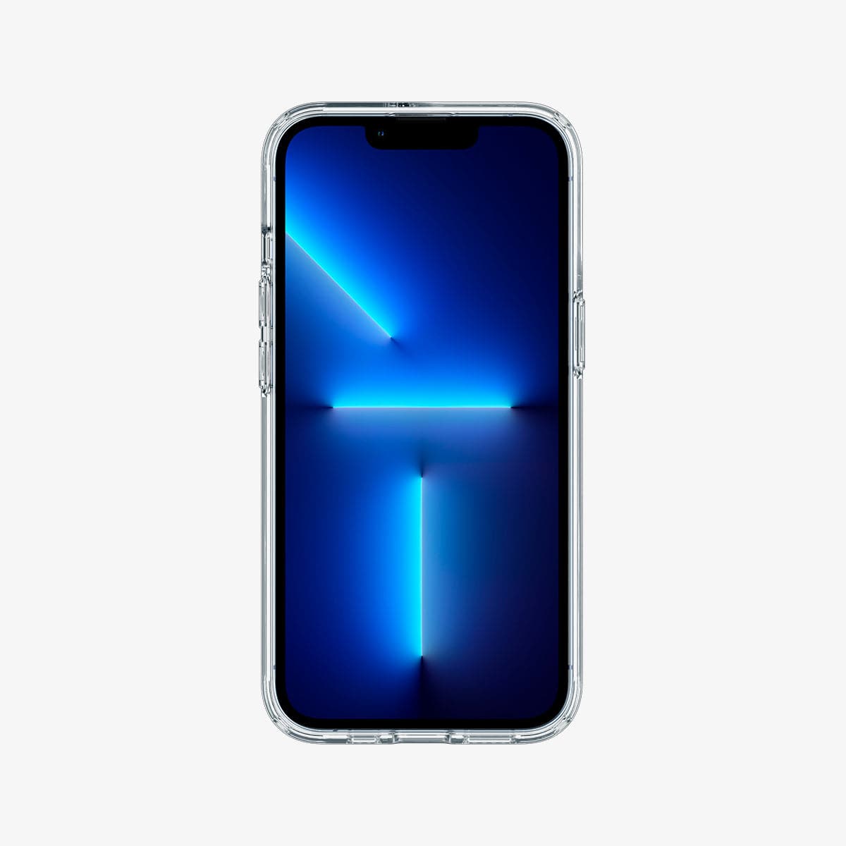 ACS03261 - iPhone 13 Pro Case Ultra Hybrid in crystal clear showing the front