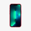 ACS03263 - iPhone 13 Pro Case Ultra Hybrid in red crystal showing the front
