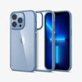 ACS04132 - iPhone 13 Pro Case Ultra Hybrid in sierra blue showing the back, inside and front