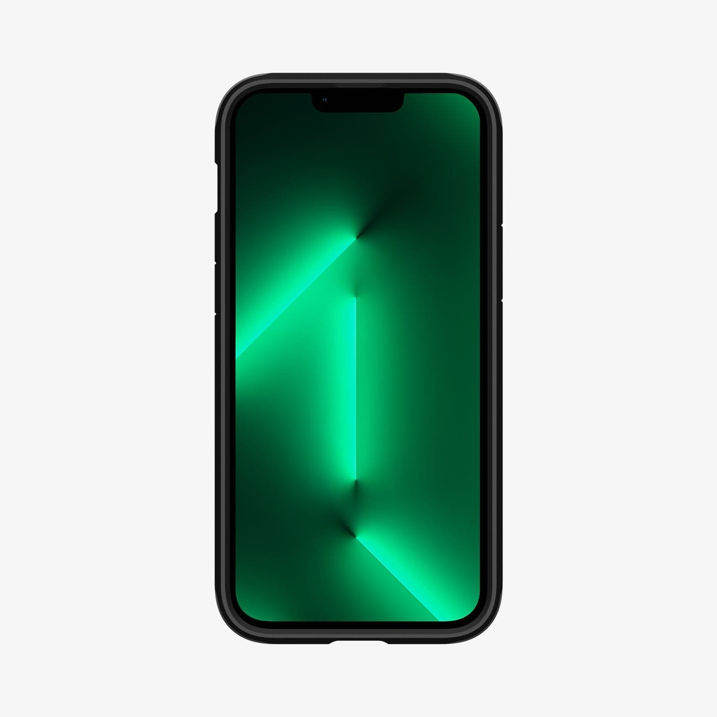 ACS04564 - iPhone 13 Pro Max Case Tough Armor in midnight green showing the front