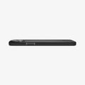 ACS06776 - iPhone 15 Case Thin Fit in black showing the side