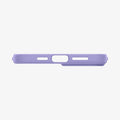 ACS06780 - iPhone 15 Case Thin Fit in iris purple showing the bottom