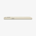 ACS06782 - iPhone 15 Case Thin Fit in mute beige showing the side