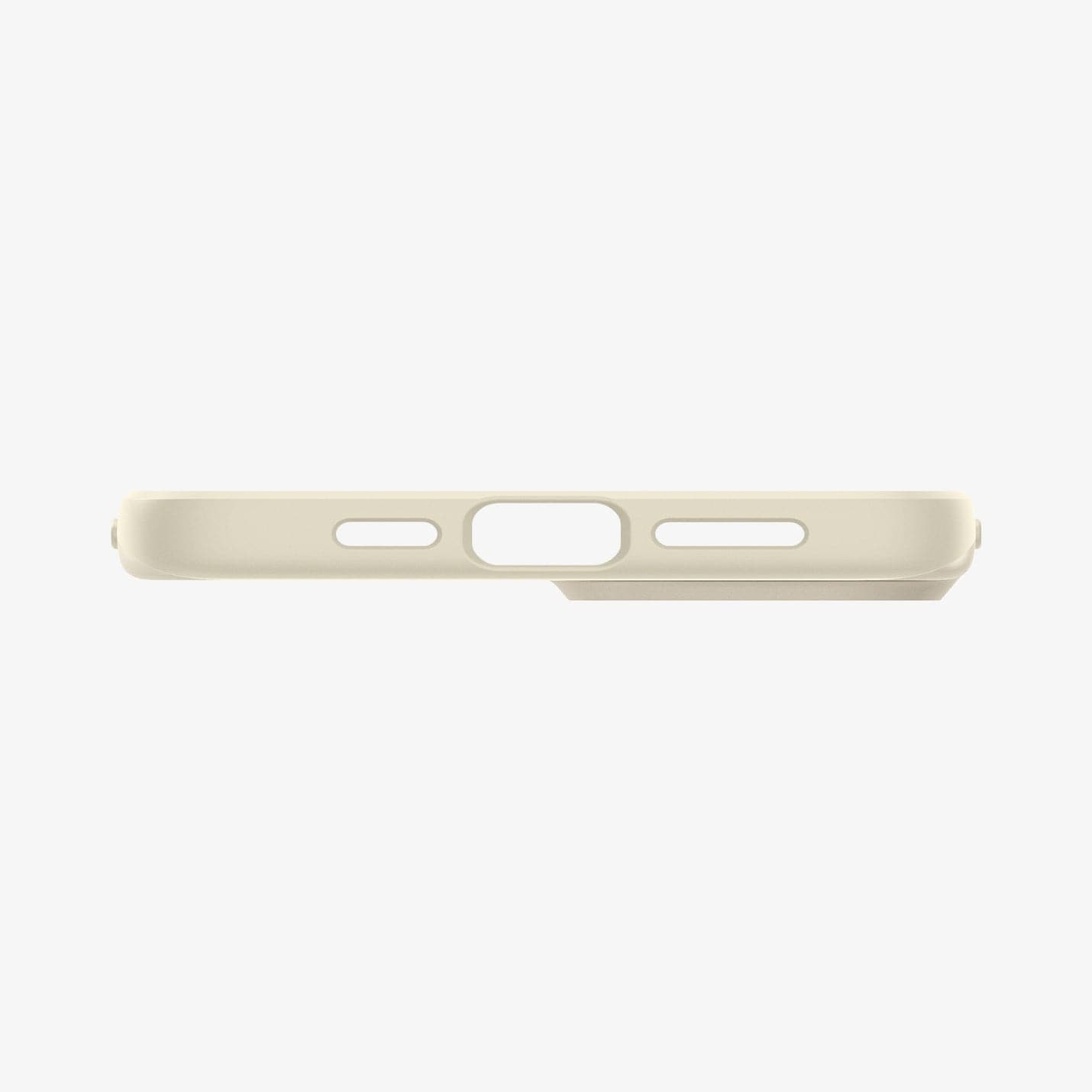 ACS06782 - iPhone 15 Case Thin Fit in mute beige showing the bottom