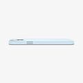 ACS06781 - iPhone 15 Case Thin Fit in mute blue showing the side