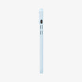 ACS06781 - iPhone 15 Case Thin Fit in mute blue showing the side