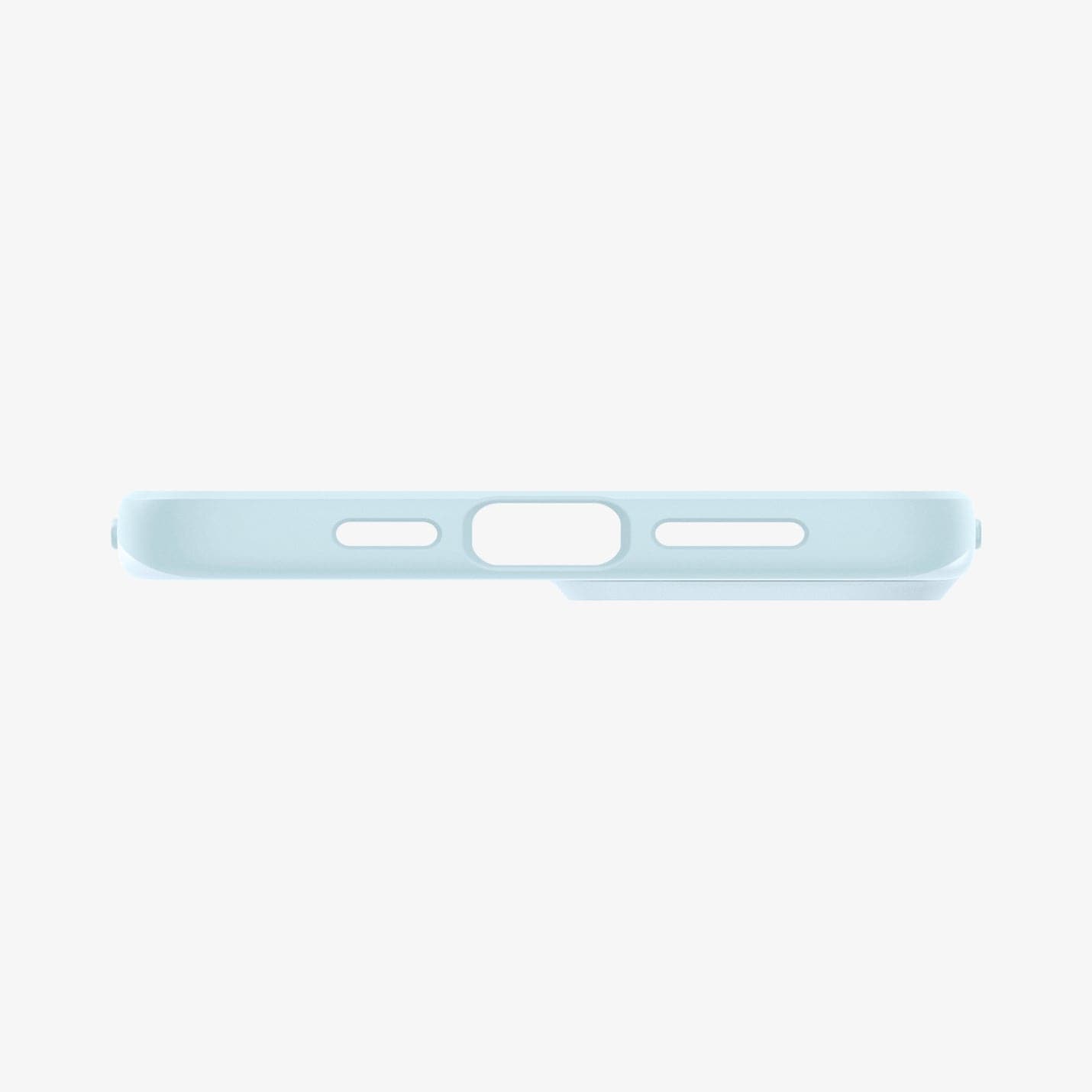 ACS06781 - iPhone 15 Case Thin Fit in mute blue showing the bottom