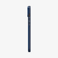 ACS06777 - iPhone 15 Case Thin Fit in navy blue showing the side