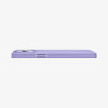ACS06692 - iPhone 15 Pro Case Thin Fit in iris purple showing the side