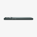 ACS06548 - iPhone 15 Pro Max Case Thin Fit in abyss green showing the side