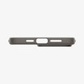 ACS06545 - iPhone 15 Pro Max Case Thin Fit in gunmetal showing the bottom
