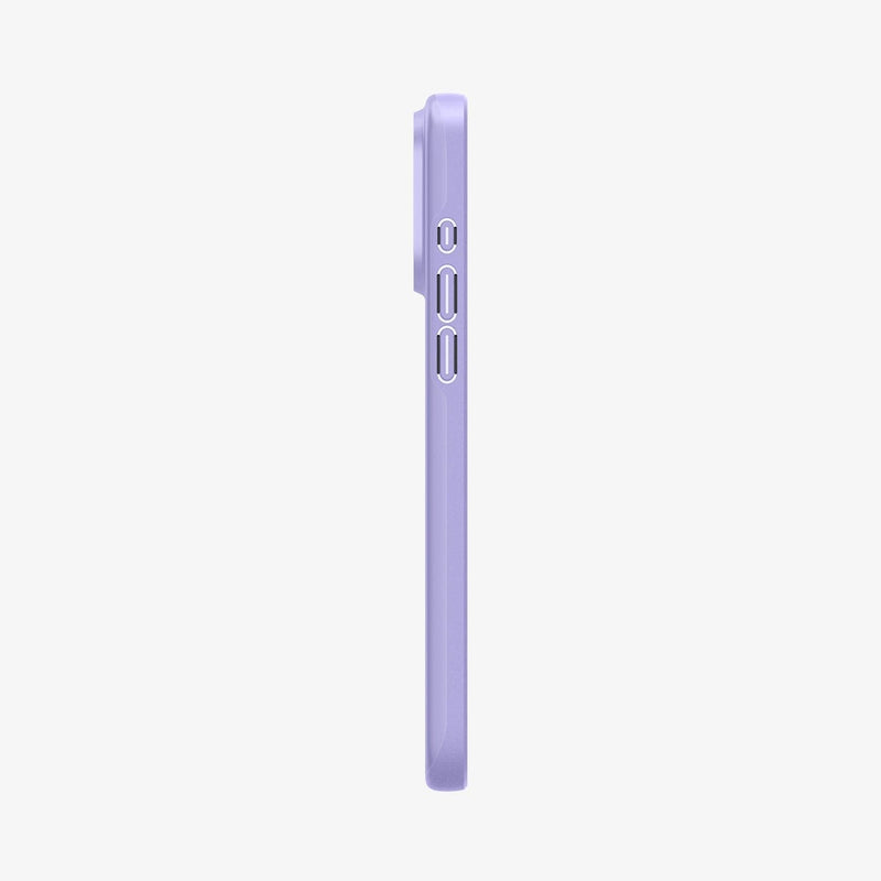 ACS06549 - iPhone 15 Pro Max Case Thin Fit in iris purple showing the side